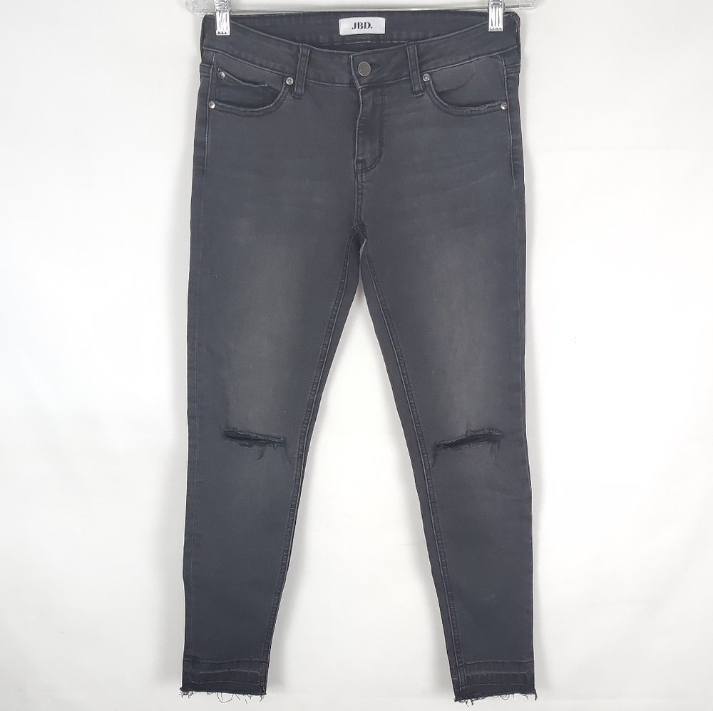Just Black Denim JBD Skinny Distressed Jeans Womens 27 Casual Grunge Streetwear